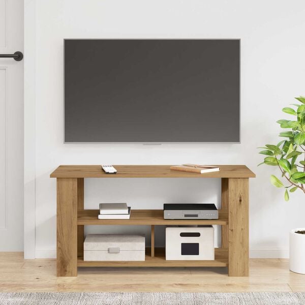vidaXL TV stand Artisan Oak 100 x 40 x 50 cm