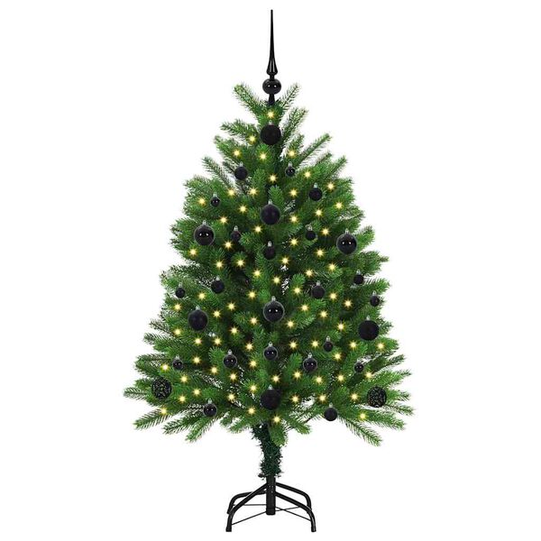 vidaXL Christmas Tree with 150 LEDs with Stand Green 120 cm PE