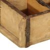 vidaXL Tray with Storage Brown 30 x 14 x 9 cm Solid Reclaim Wood