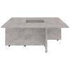 vidaXL Coffee Table Concrete Grey 79.5x79.5x30 cm Engineered Wood
