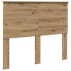 vidaXL Bed Frame Artisian Oak 135 x 190 cm Solid Pine Wood