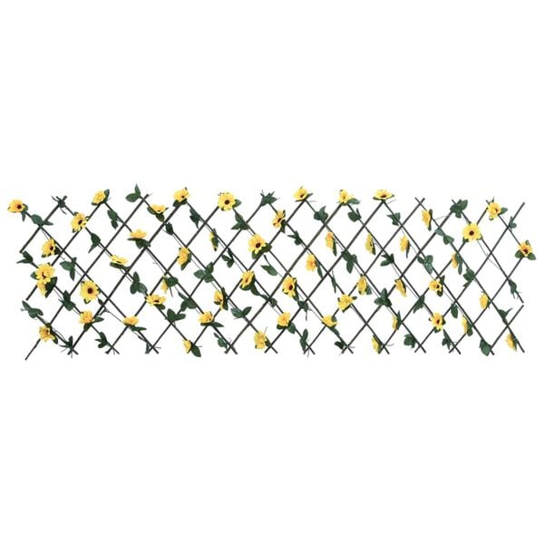 vidaXL&nbsp;Artificial Ivy Trellis Expandable Yellow 180x60 cm