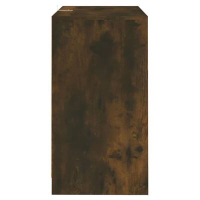 vidaXL Sideboards 2 pcs Smoked Oak 70x41x75 cm Engineered Wood