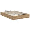 vidaXL Ottoman Bed Frame Artisan Oak 135 x 190 cm Engineered Wood