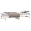 vidaXL Pull-out Day Bed without Mattress White 2x(90x200) cm