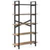 vidaXL Bookshelf 5-Tier 100 x 33.5 x 178 cm Engineered Wood