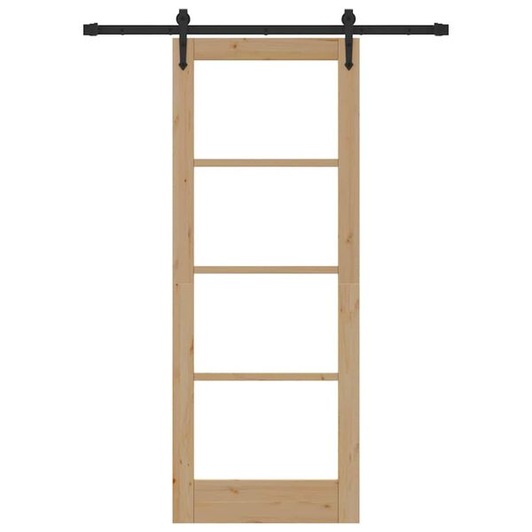 vidaXL Sliding Door ORKDAL Natural 78 x 202 cm