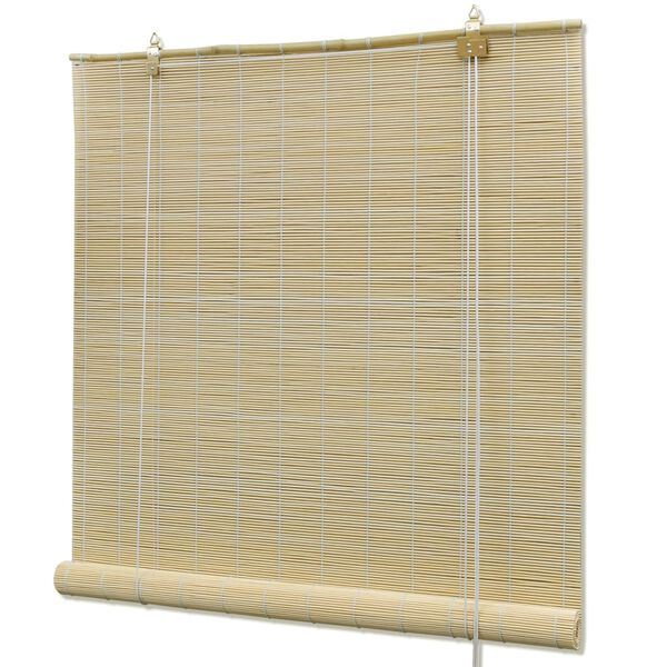 vidaXL Natural Bamboo Roller Blinds 140 x 160 cm