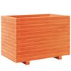 vidaXL Garden Planter Wax Brown 70x40x49.5 cm Solid Wood Pine