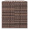 vidaXL Garden Cushion Box PE Rattan 194x100x103 cm Brown
