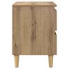 vidaXL Bed Cabinet Artisan Oak 40 x 35 x 50 cm Engineered Wood