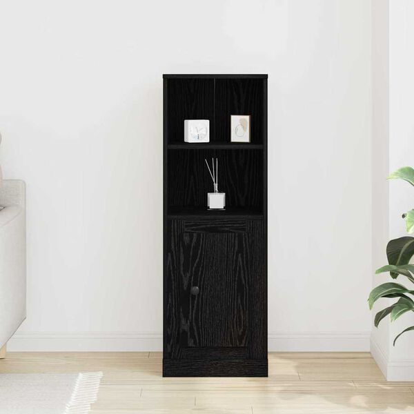 vidaXL Highboard Black Oak 36 x 35.5 x 103.5 cm Engineered wood