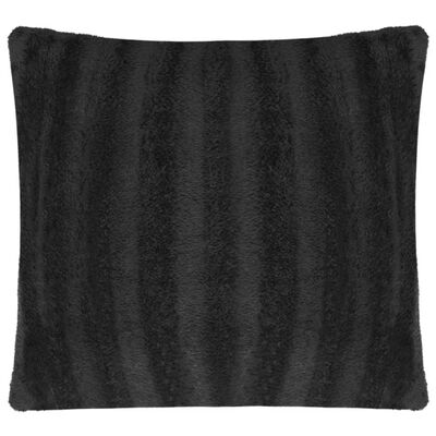 vidaXL Cushion Covers 2 pcs Faux Fur 50x50 cm Black