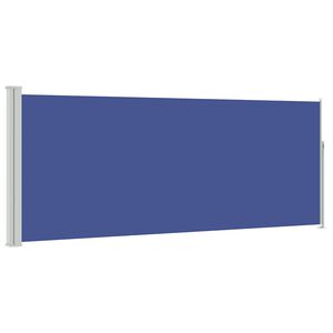 vidaXL Retractable Side Awning 120 x 300 cm Blue