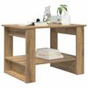 vidaXL Coffee Table Artisan Oak 72 x 50 x 50 cm Engineered Wood