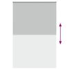 vidaXL Roller Blind Blackout Light Grey 145x210 cm Fabric Width 141.6 cm Polyester