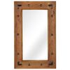 vidaXL Mirror Solid Acacia Wood 50x80 cm