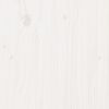 vidaXL Garden Planter White 50x50x46 cm Solid Wood Pine