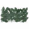 vidaXL Balcony Screen with Dark Green Leaves 300x150 cm