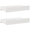 vidaXL Daybed with Trundle and Drawers without Mattress White 90x190 cm Single