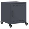 vidaXL Bedside Cabinet Anthracite 36x39x43,5 cm Steel
