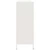 vidaXL Sideboard White 135x39x103.5 cm Cold-rolled Steel