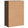 vidaXL Sideboards 2 pcs Brown Oak 60x30x84 cm Engineered Wood