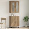 vidaXL Highboard 2 pcs Artisan oak Engineered wood