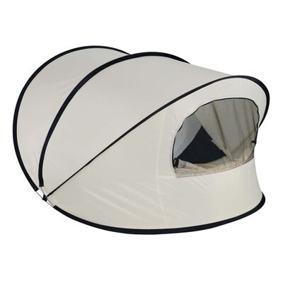 DERYAN Pop-up Luxe Beach Tent XXL 155x133x95 cm Cream