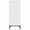 vidaXL Sideboard High Gloss White 89.5 x 33 x 82 cm Engineered Wood