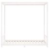 vidaXL Kids Bed Frame White 90x190 cm Solid Wood Pine