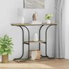 vidaXL Console Table Sonoma Oak 101 x 35 x 80.5 cm Engineered Wood