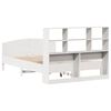 vidaXL Bookcase Bed without Mattress White 120x200cm Solid Wood Pine