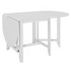 vidaXL Extendable Dining Table White (75-180)x75x74 cm MDF
