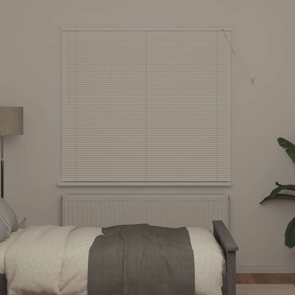 vidaXL Venetian Blind Manual Adjustable White 150 x 160 cm PVC