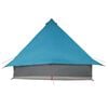 vidaXL Tipi Tent with Roof Blue 358 x 296 x 258 cm Taffeta