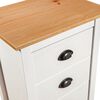 vidaXL Sideboard Hill White 46x35x80 cm Solid Pine Wood