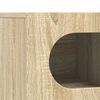 vidaXL TV Cabinet Sonoma Oak 60 x 35 x 40 cm Engineered Wood