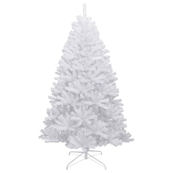 vidaXL Artificial Hinged Christmas Tree with Flocked Snow 300 cm