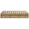 vidaXL Bed Frame without Mattress Artisan Oak 160x200cm Engineered Wood