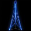 vidaXL LED Christmas Tree 363 LEDs Blue 182 cm