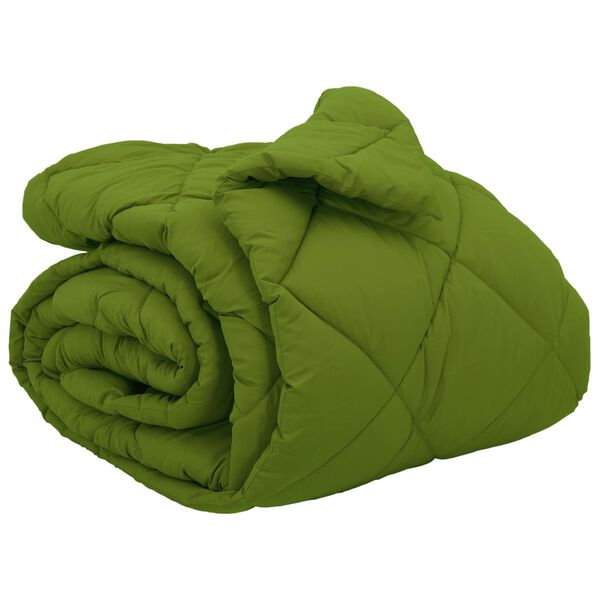 vidaXL Winter Duvet Green 220 x 240 cm Microfiber