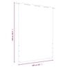 vidaXL Balcony Screen Red 160x240 cm Oxford Fabric