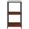 vidaXL Kitchen Storage with Shelf Rusty 60 x 50 x 92 cm Steel