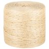 vidaXL Rope 100% Sisal 4 mm 500 m