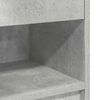 vidaXL Bedside Cabinet with Drawer Concrete Grey 39x28x41 cm