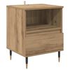 vidaXL Bedside Cabinet with Drawer 2 pcs Artisan Oak 40 x 35 x 50 cm