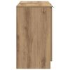 vidaXL Bathroom Cabinet with Storage Artisan Oak 64.5 x 33.5 x 59 cm