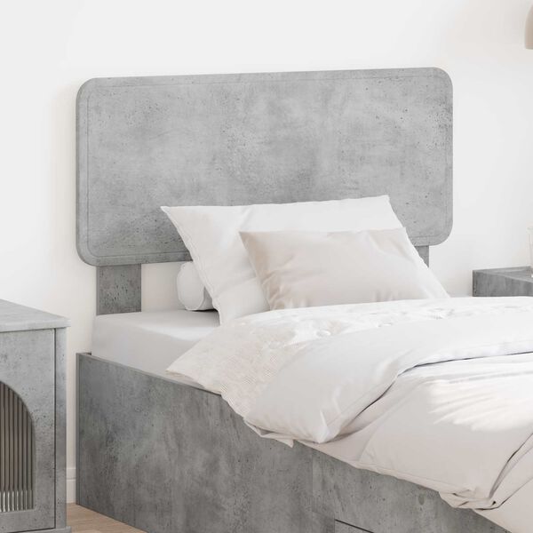 vidaXL Headboard Concrete Grey 75 cm Engineered wood