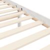 vidaXL Bed Frame without Mattress White Small Single Solid Wood